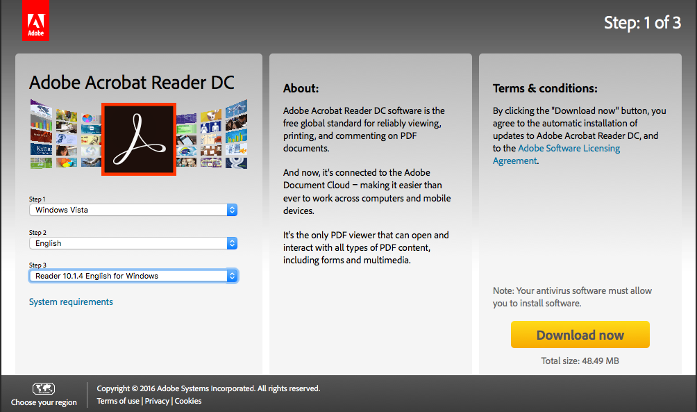 Adobe reader 7.0 free download mac os